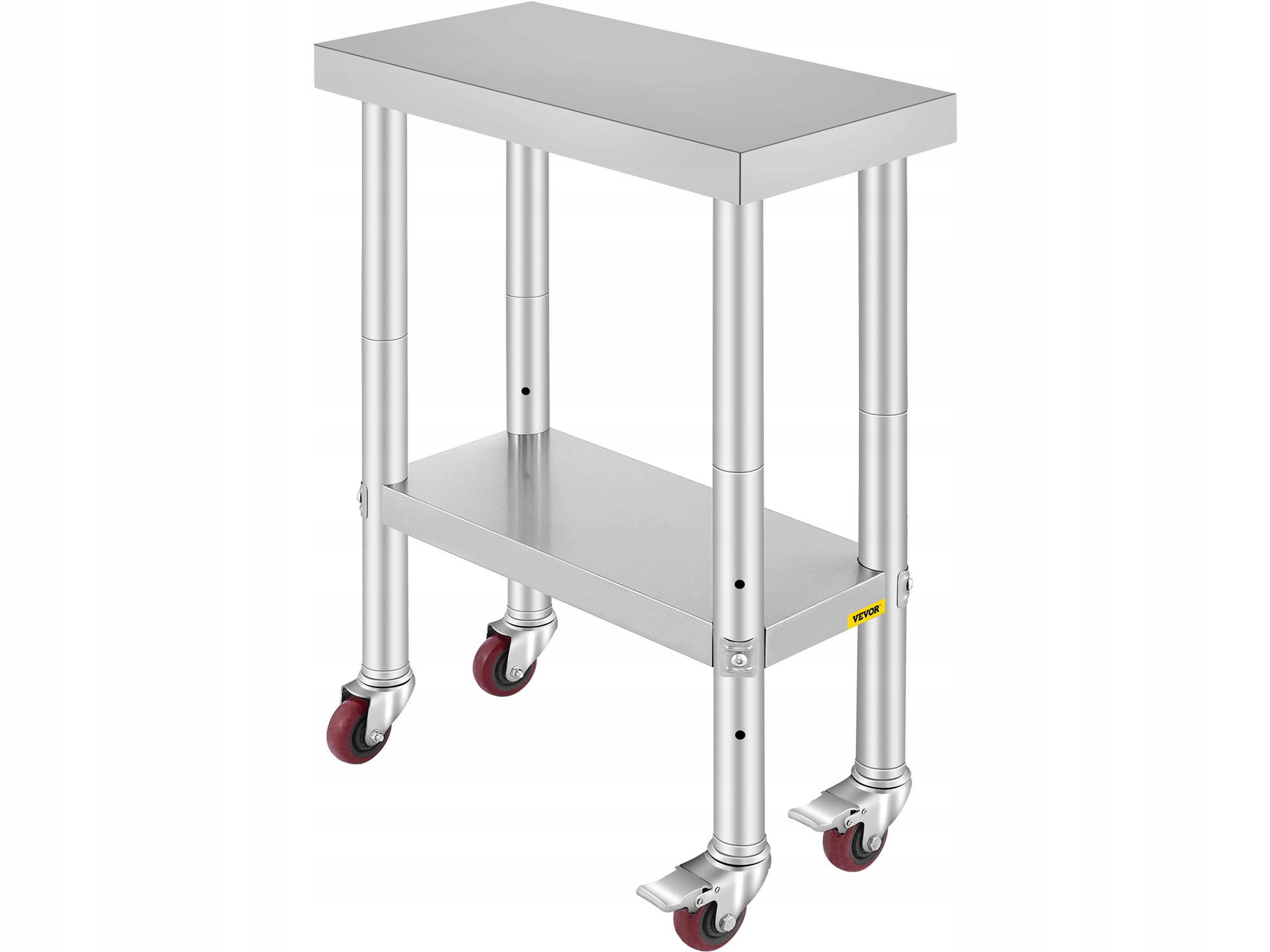 Vevor Pracovní Stůl Z Z Nerezové Oceli 300X600X70 MM, Nastavitelný Na