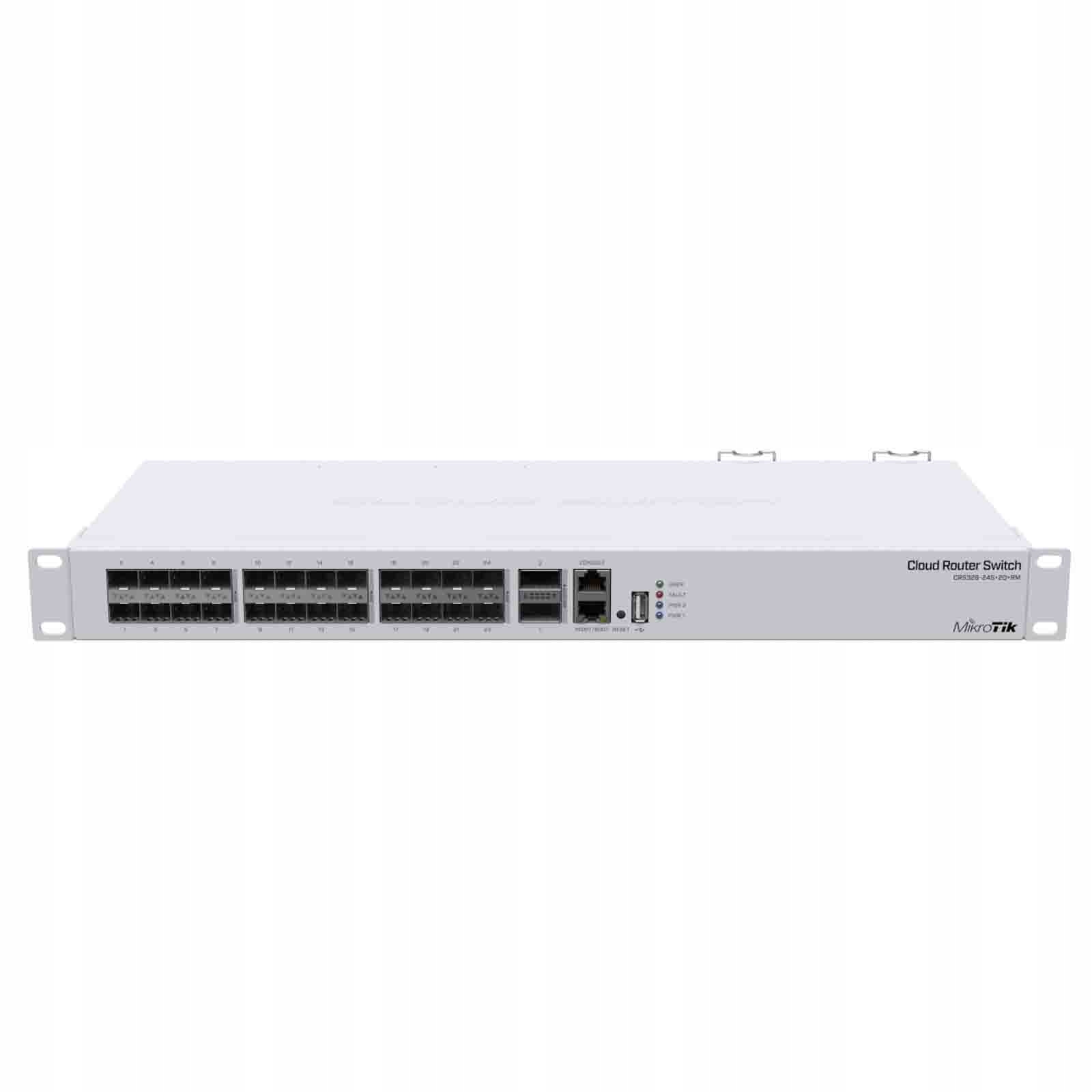 MikroTik CRS326-24S+2Q+RM Cloud Router Switch 2xQSFP+ 24xSFP+ przełącznik
