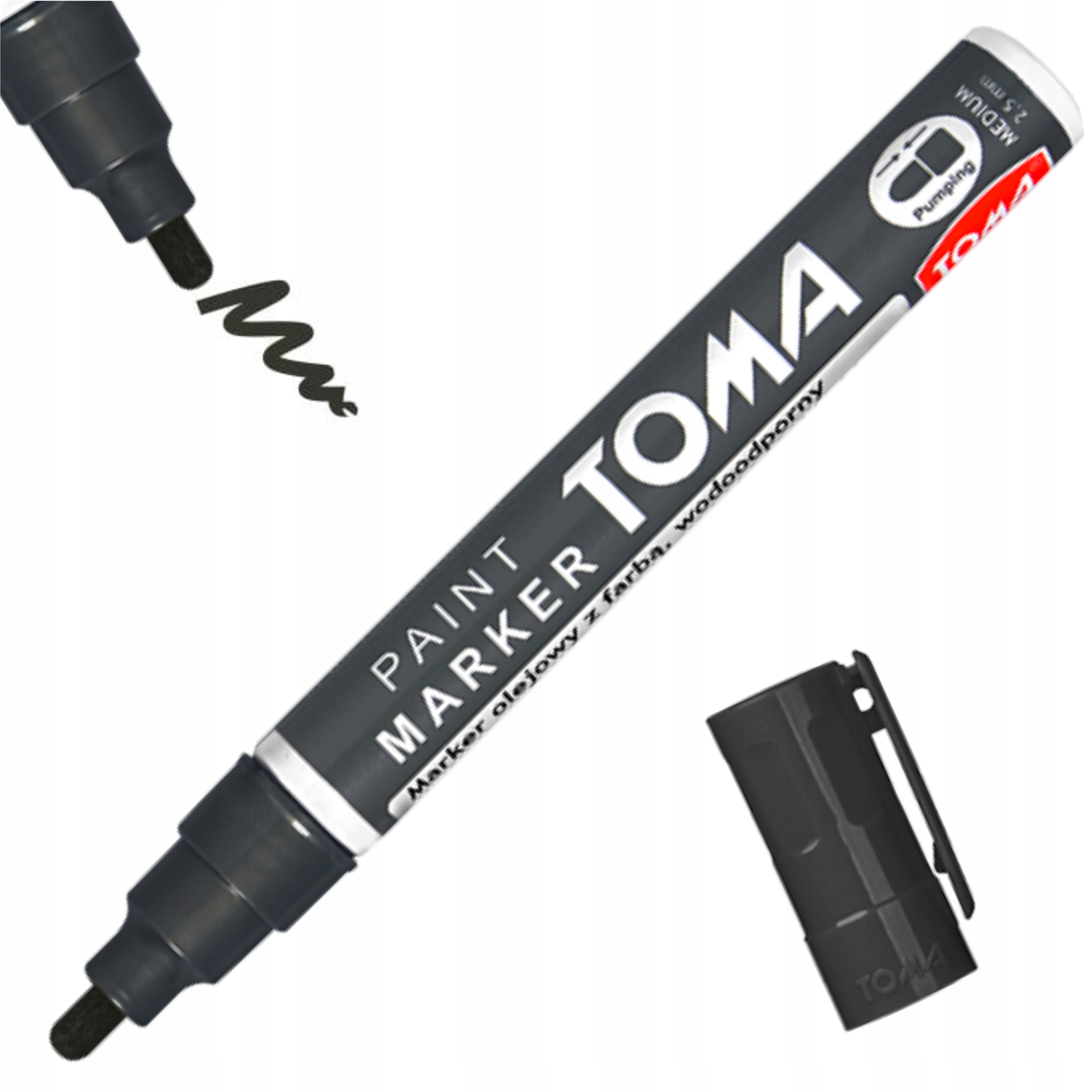 

Marker olejowy Toma TO-440 2,5mm antracyt