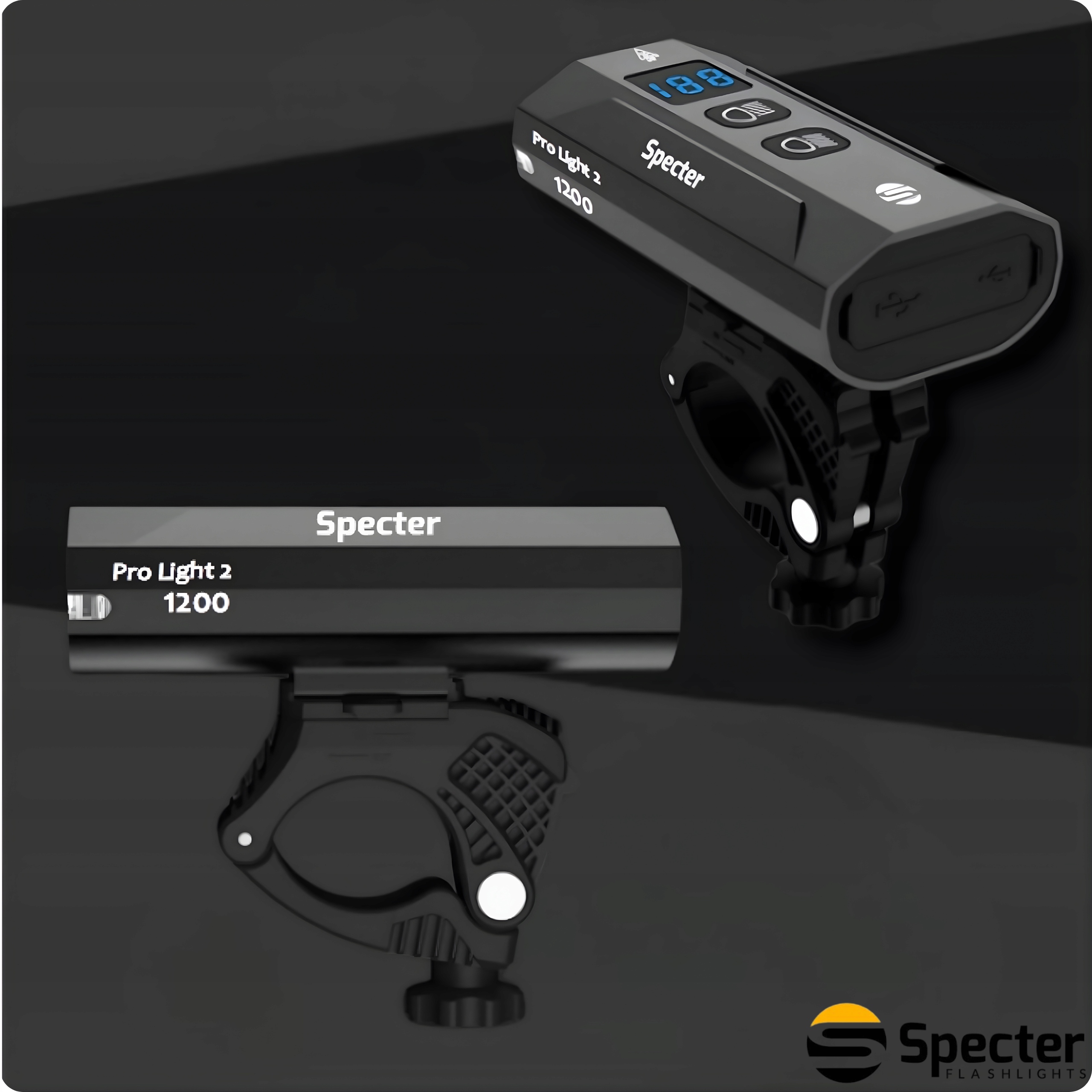 PRO LIGHT 2 BIKE LAMP 1200LM POWERBANK IPX65 13 LED РЕЖИМІВ