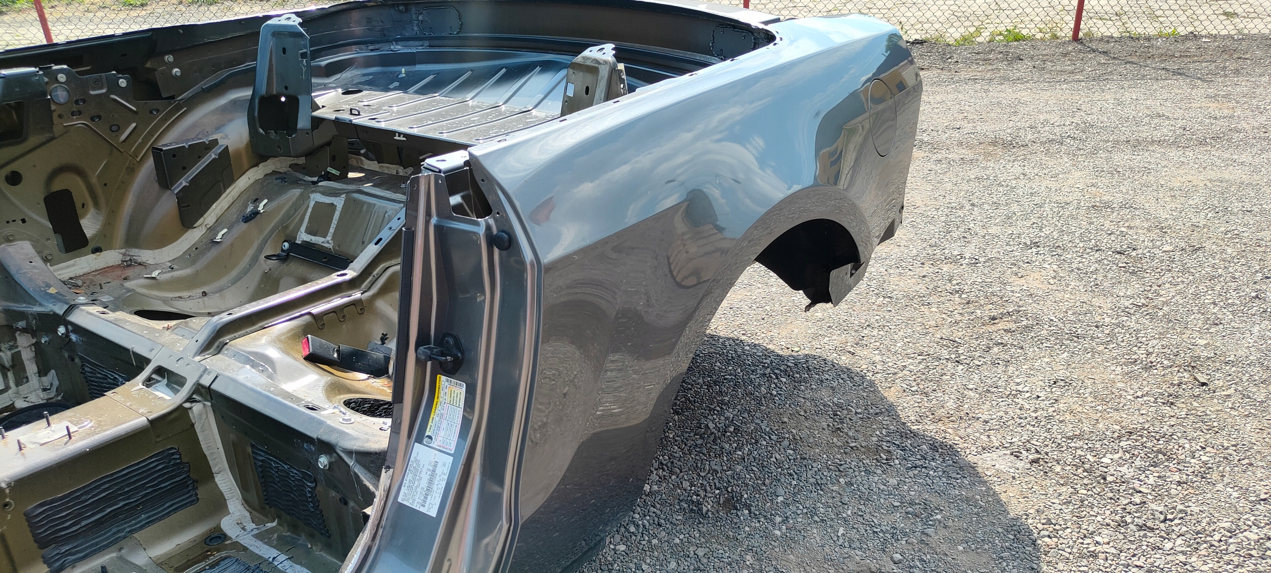 quarter fender left rear part rear Ford Mustang Cabrio 2010-2014