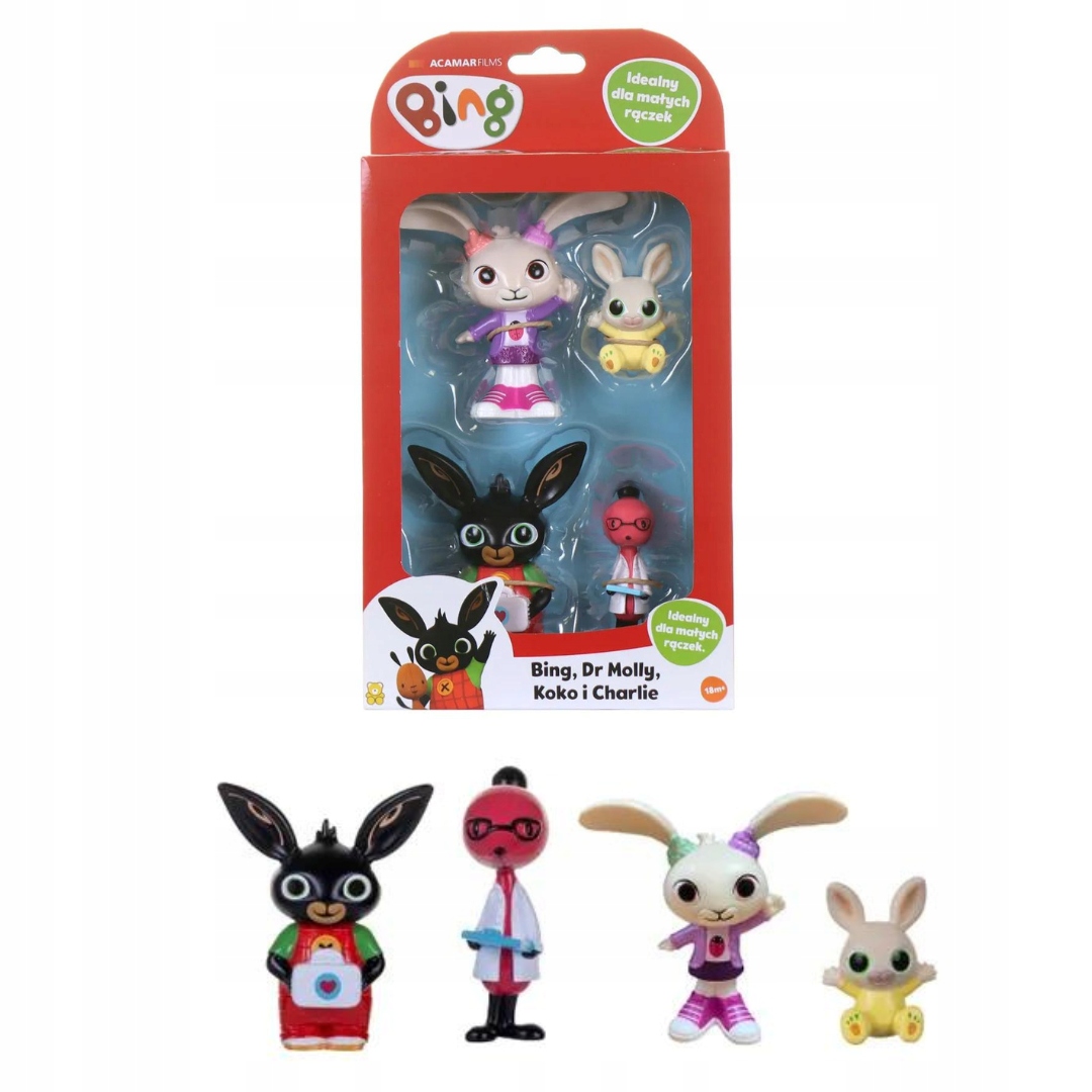 

Bing 4 Figurki Bing Molly Coco Charlie
