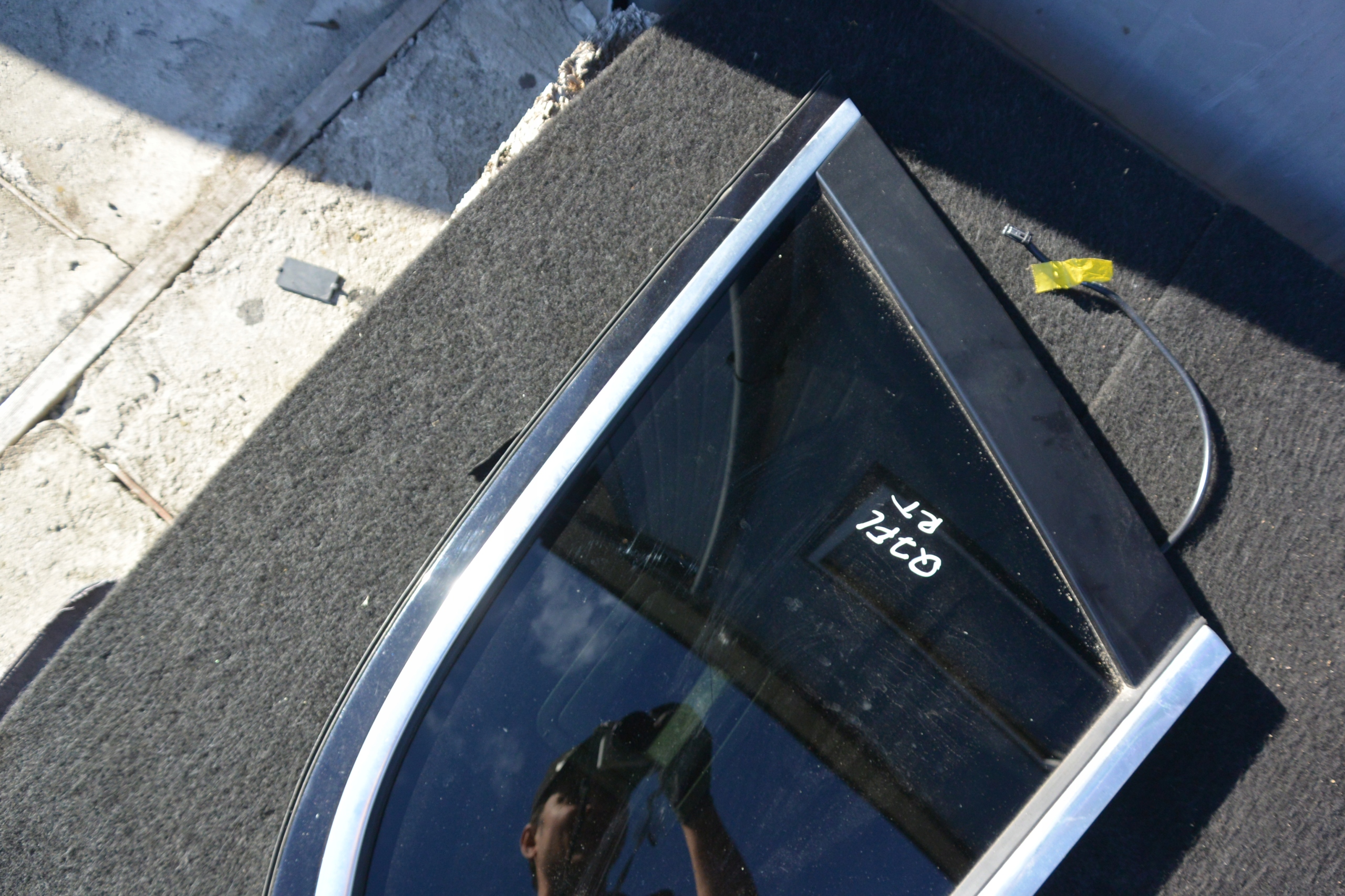 window bodywork moulding CHROM right left AUDI Q7 4L LIFT