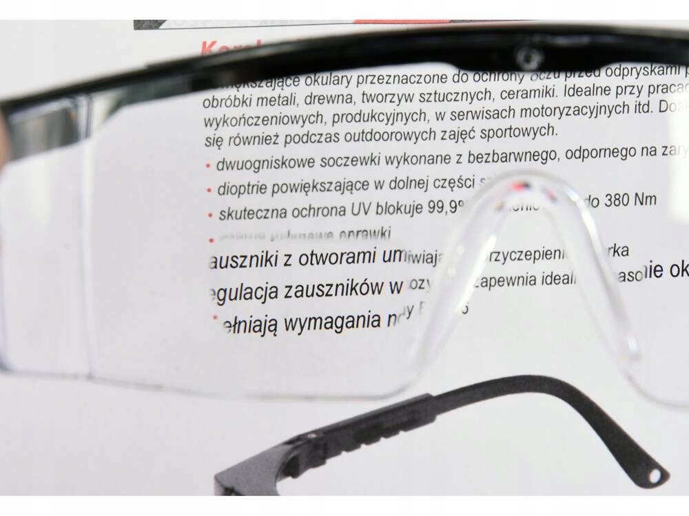 OKULARY OCHRONNE KOREKCYJNE +3 YATO Model YT-73615