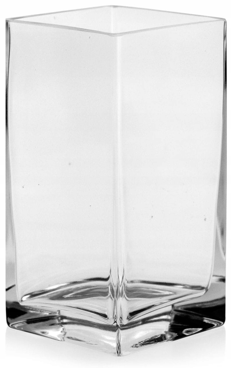 

Wazon szklany kwadratowy klasyczny Prosty 20cm