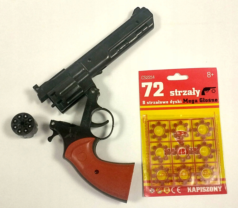 

Duży pistolet na kapiszony rewolwer