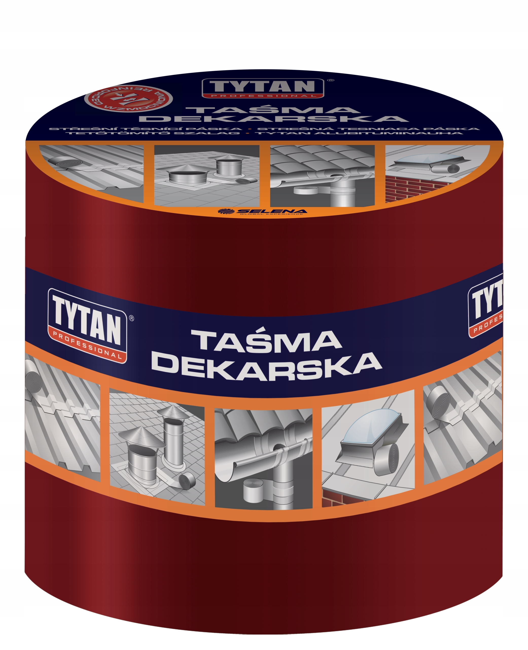 

Taśma dekarska bitum Tytan 15cm*10mb Czerwona