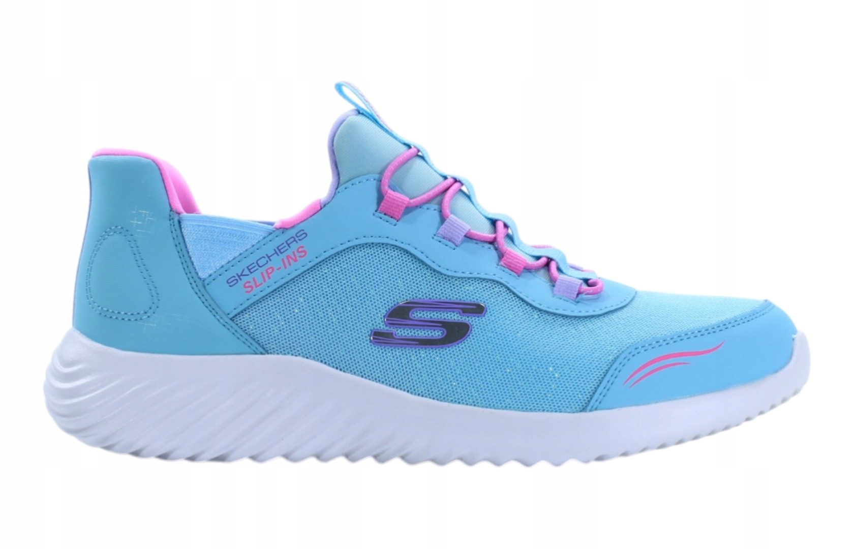 Buty młodzieżowe Skechers Bounder 303585L-TURQ
