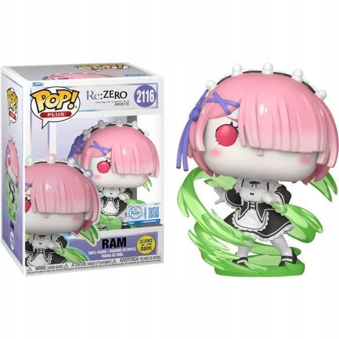 Funko Pop! Re: Zero Začíná život v jiném světě Ram (Svítí ve tmě) #2116