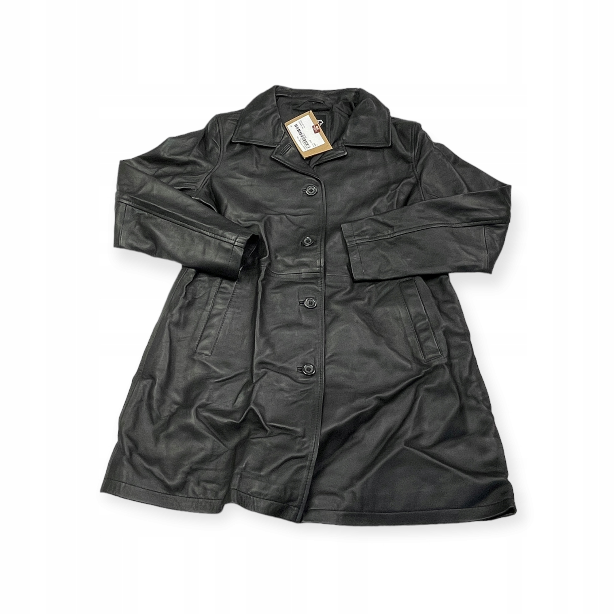 Dámský kožený kabát Real Leather XL