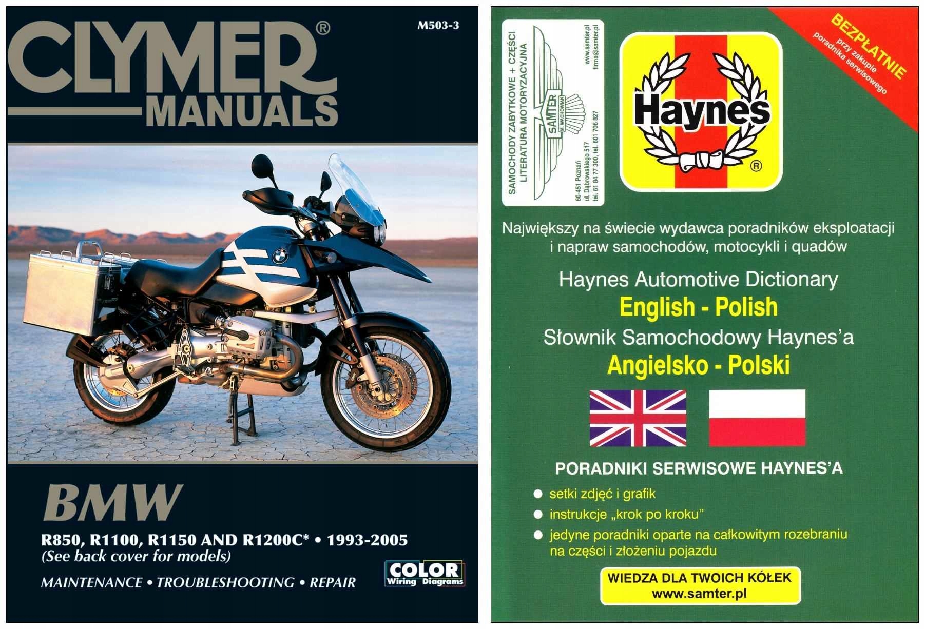 BMW R850 / R1100 / R1150 / R1200 (1993-2005) Clymer Publications 