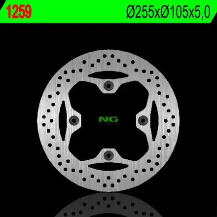 Zadný brzdový kotúč NG1259 (255X105X5)