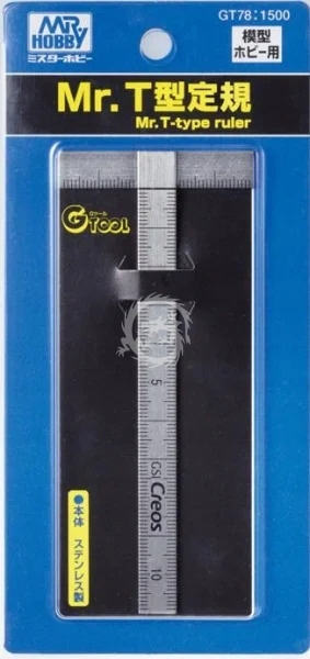 Pravítko typu T T-Type Ruler Mr Hobby Gunze Mr. Hobby GT-78