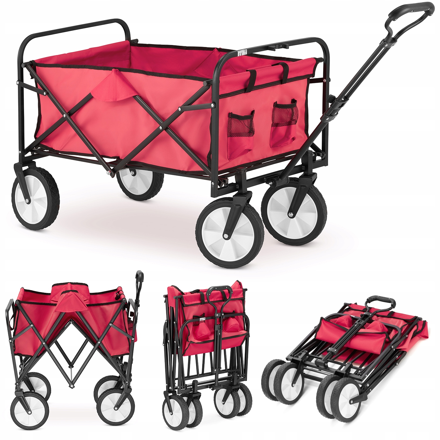 Skládací plážový přepravní vozík Higher 90 kg turistický