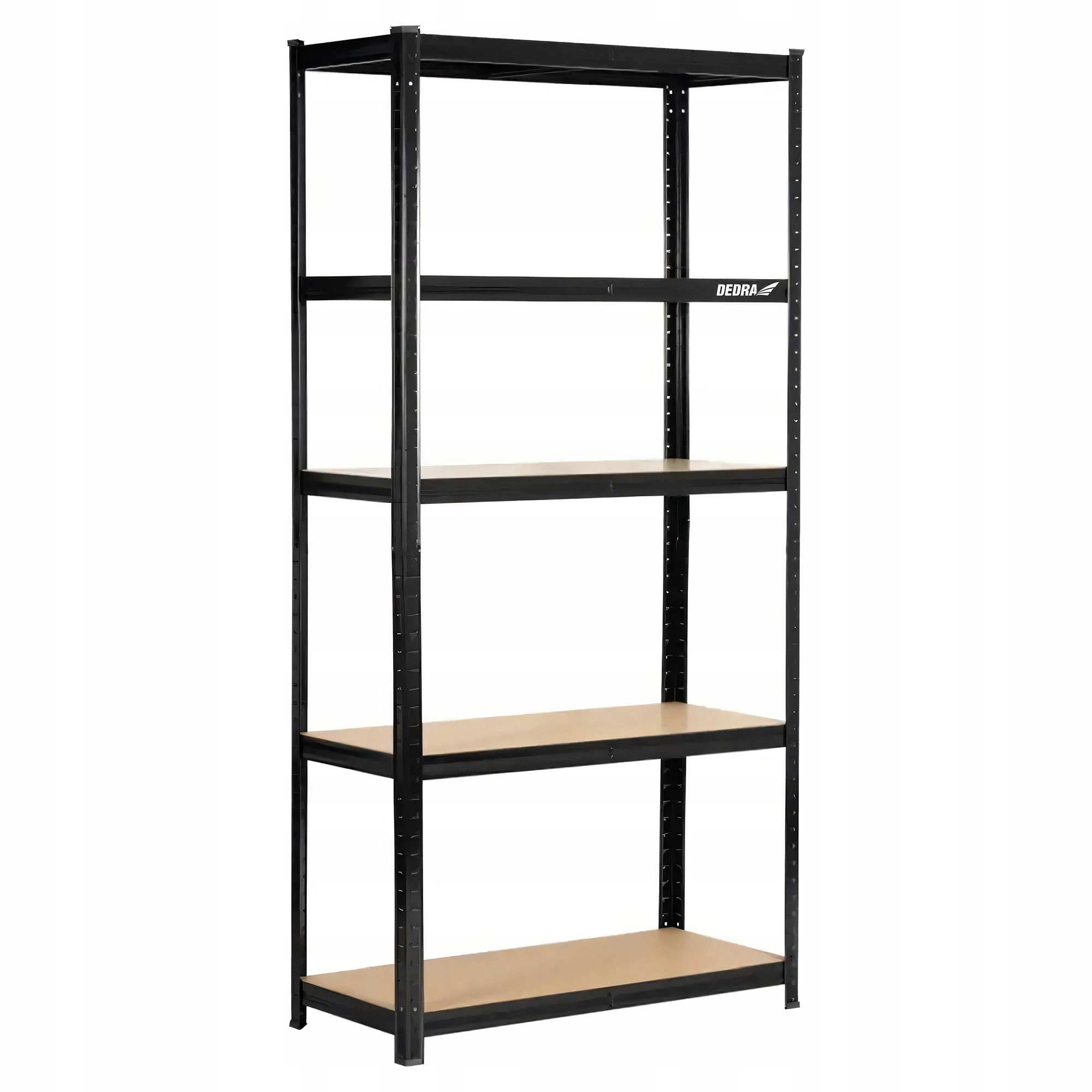 Kovový skladový regál Dedra N1411 5 polic z Mdf desky 180x90x40 cm