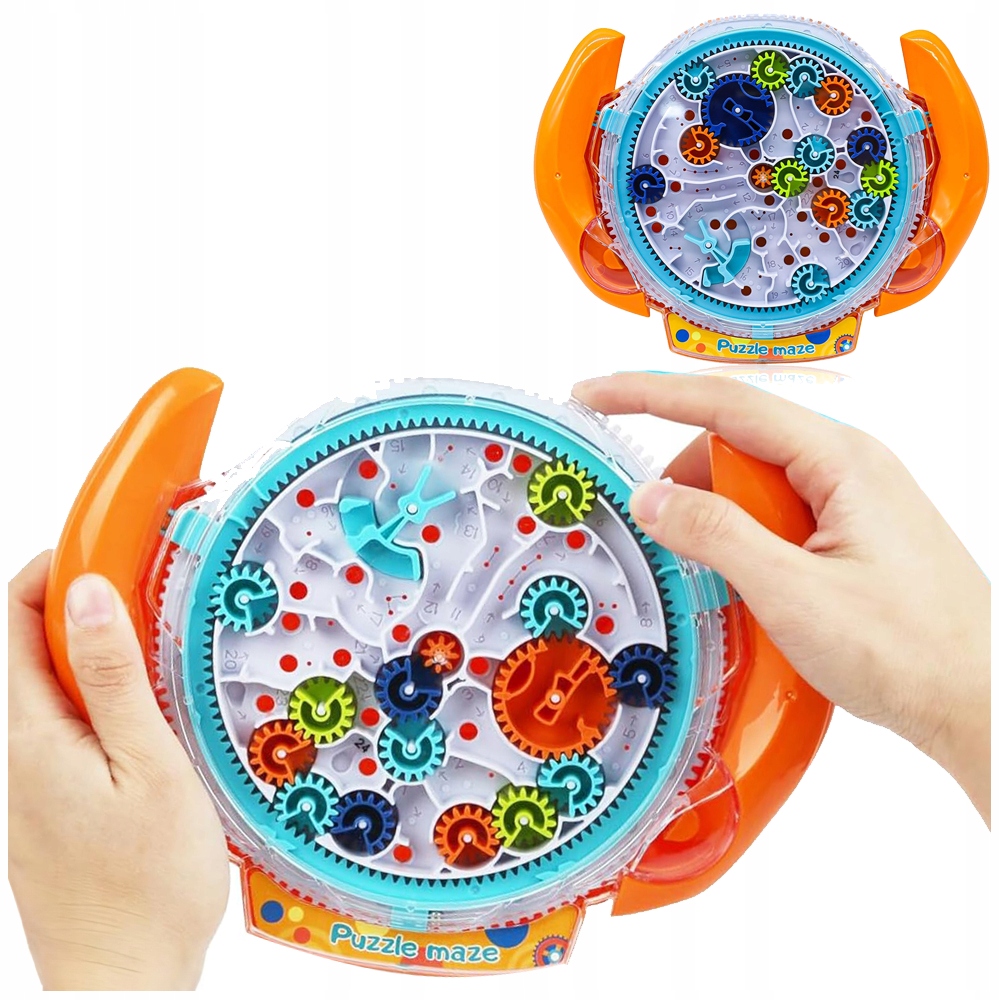 Webski Gra logiczna Labirynt 3D Mechaniczny z Zębatkami ZABAWKA EDUKACYJNA Marka Webski