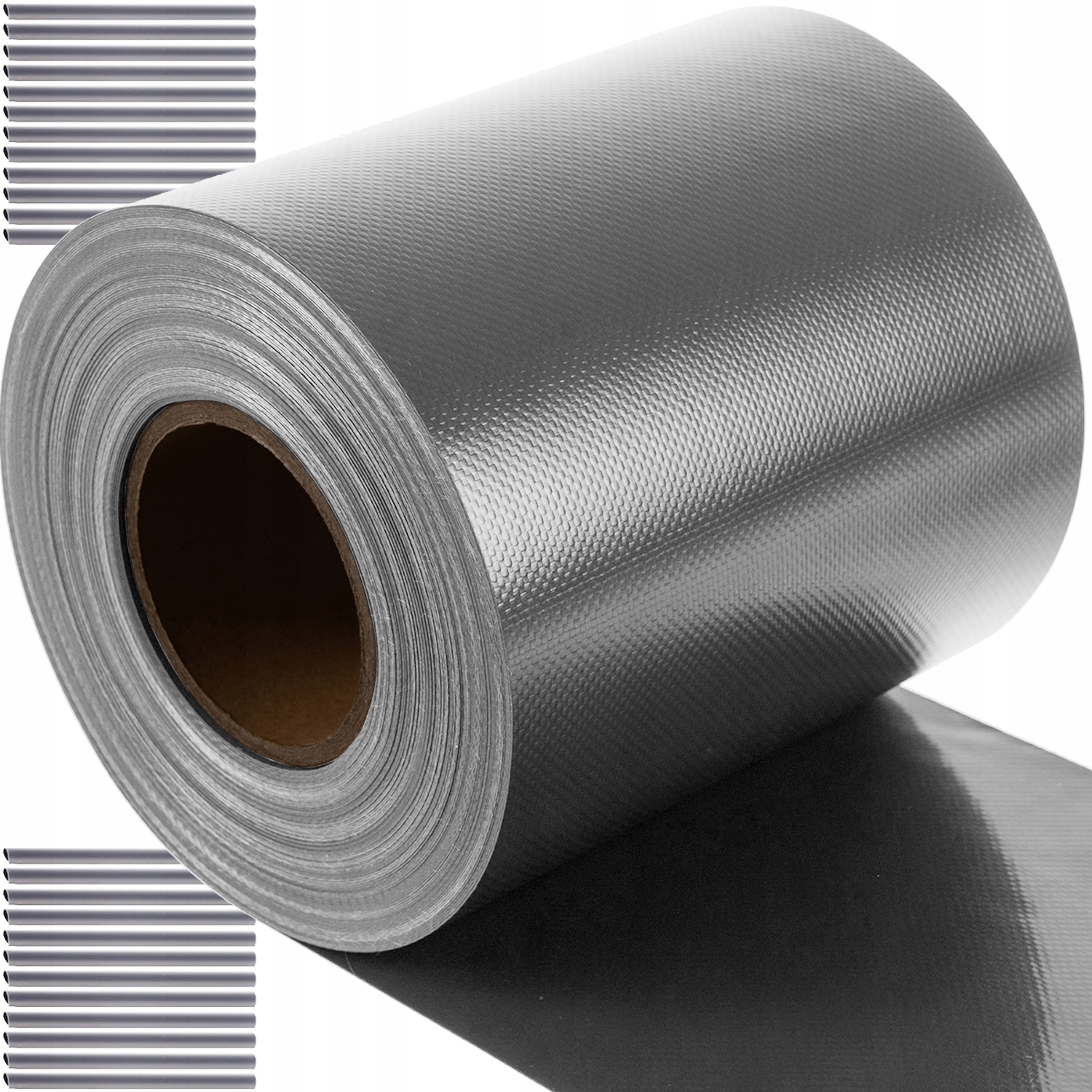 Páska na oplocení 19cmx35m 630g/m2 šedá 23704