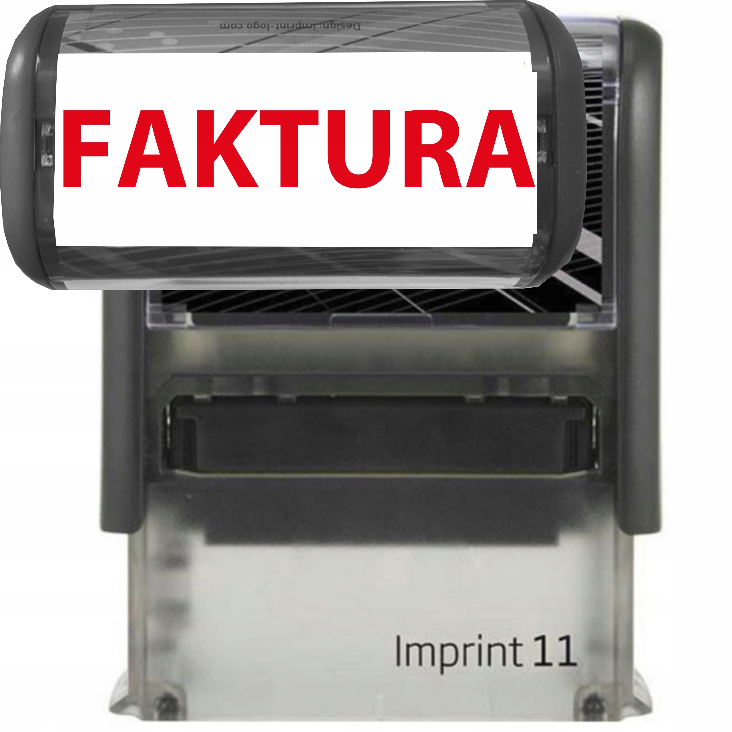 PIECZĄTKA FAKTURA TRODAT 8911 DO FIRMY BIURA CZARNA 38x14mm