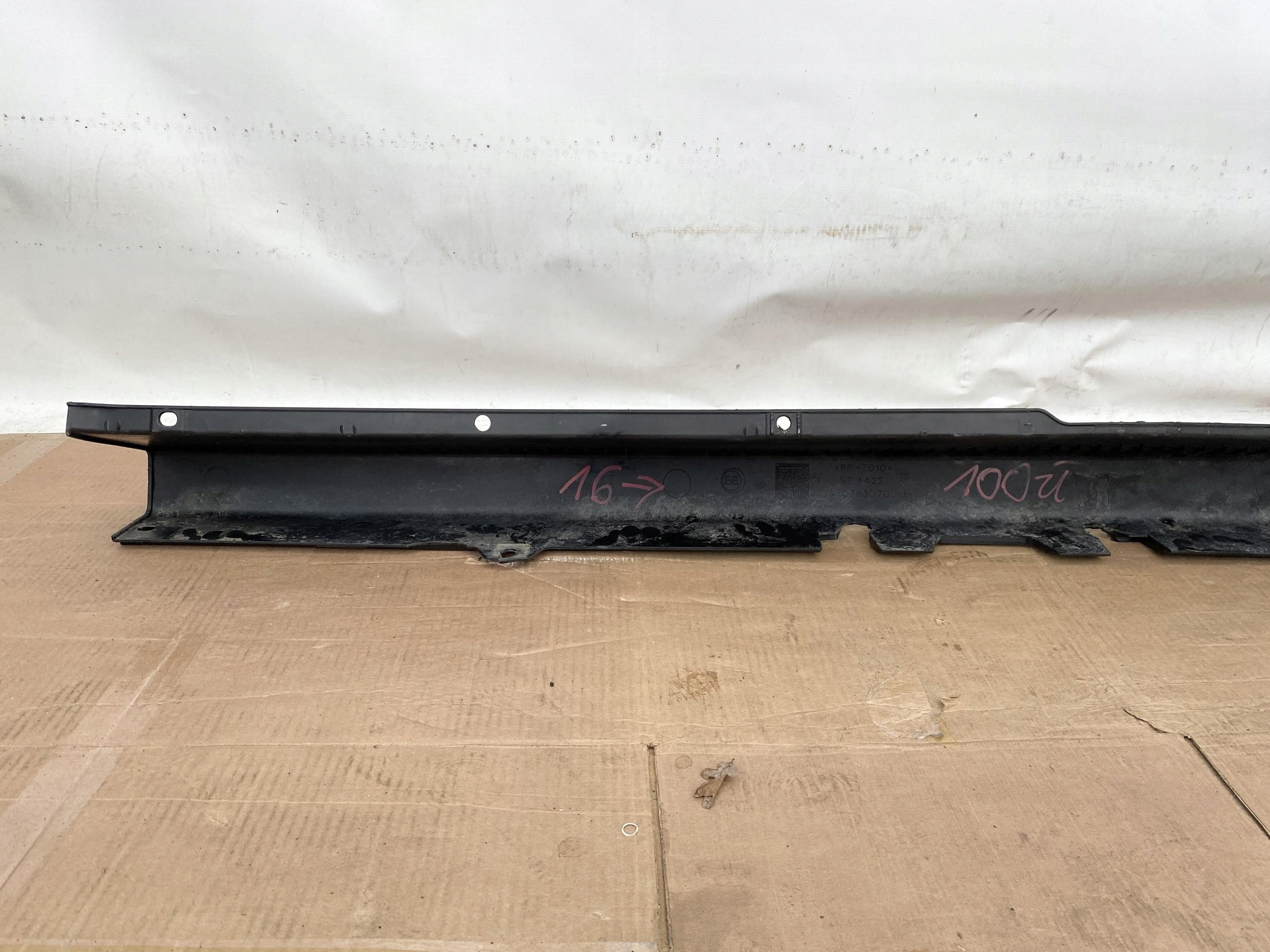 DUCATO BOXER JUMPER 14- bumper cap rear part rear cap black original