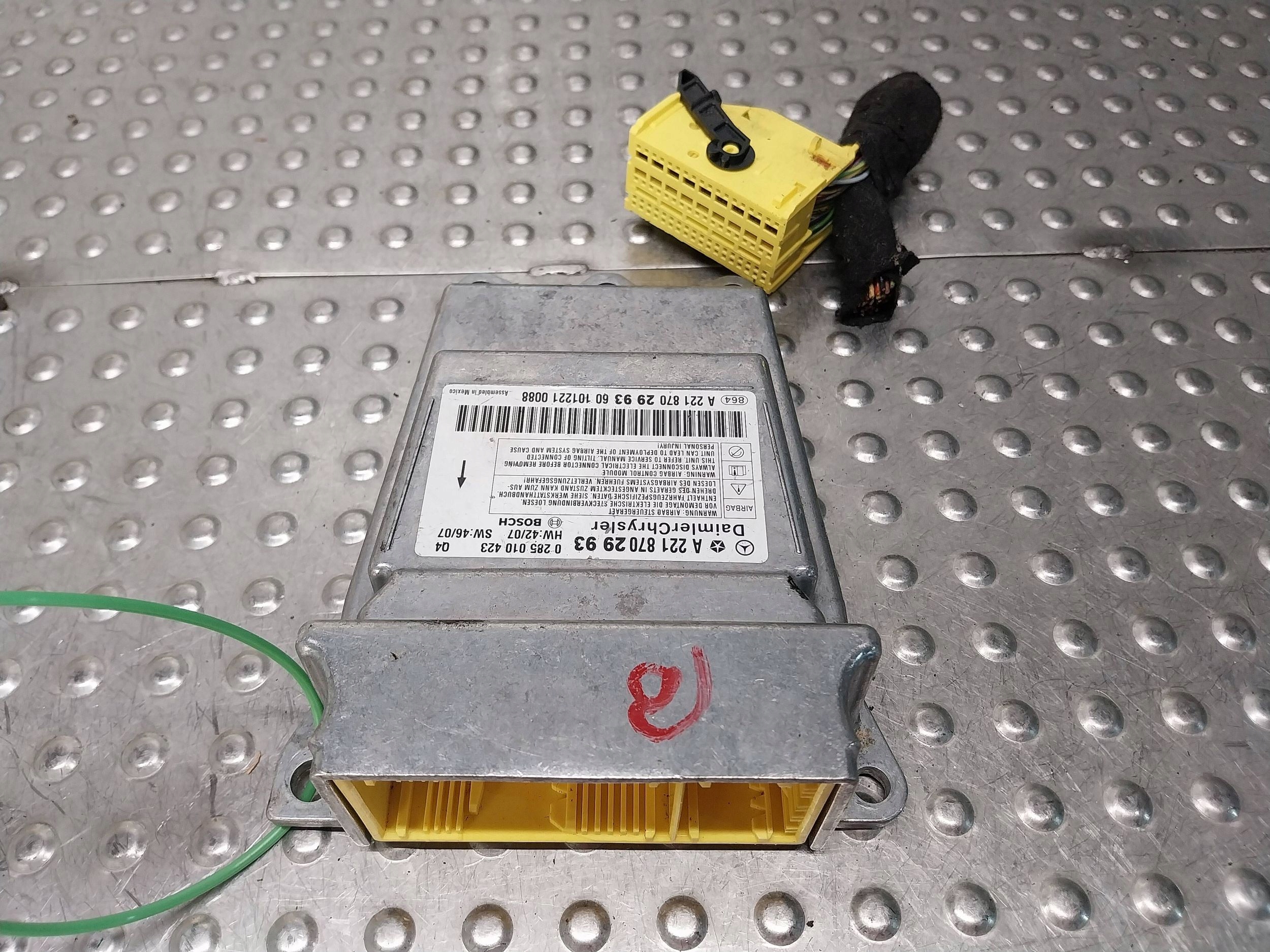 control unit module SENSOR airbag A2218702993 MERCEDES CL W216 S W221 LIFT