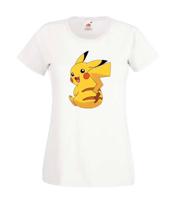 

Xs Koszulka Damska Pokemony Pikachu Pika Wzory