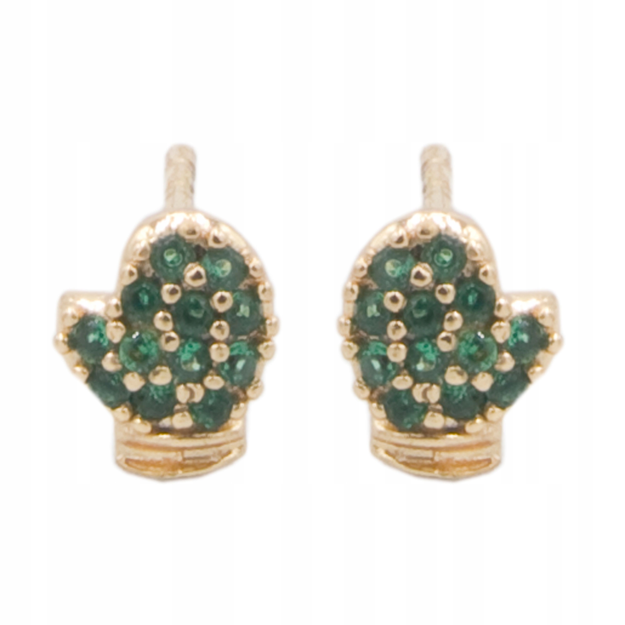 

kolczyki dla dziewczynki rekawiczka antyalergiczne