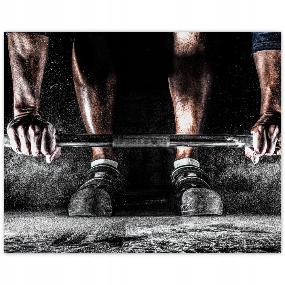 

Plakat 50x40 Sztangista Sztanga