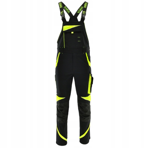 Ogrodniczki Spodnie Robocze Neoflex Stretch Elastyczne Spandex Szelki