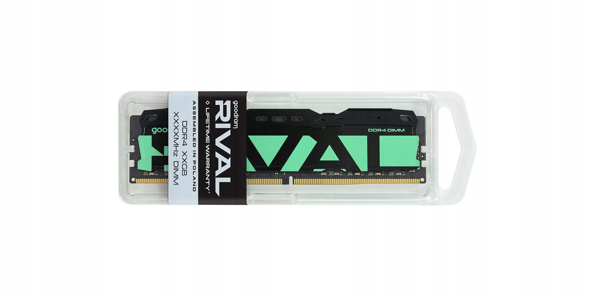 Goodram RIVAL RADIANT 32GB (2×16GB) DDR4 3200MHz CL16 DIMM Green