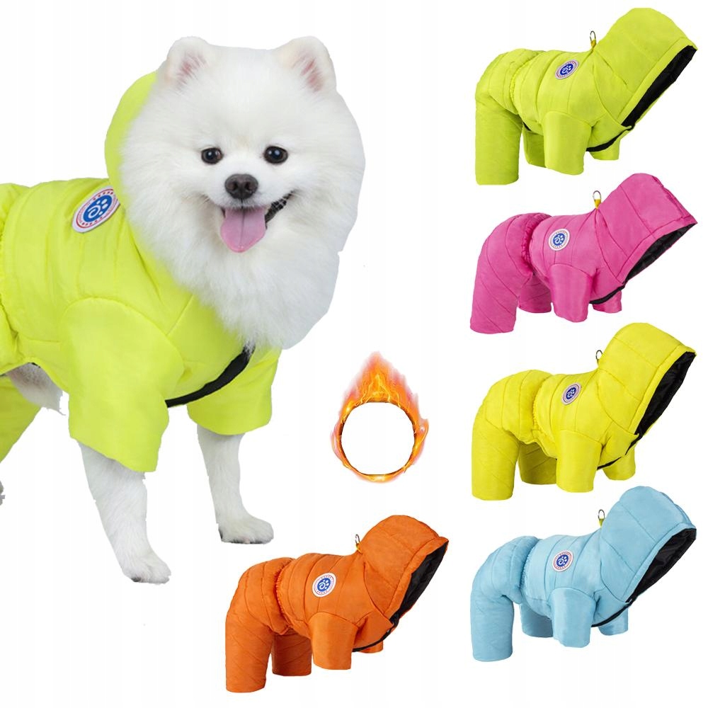 Levně Kombinézová bunda pro psa žlutá L