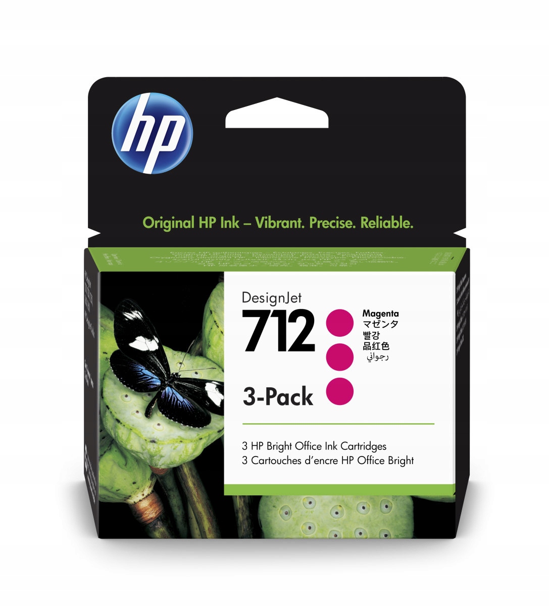Hp 712 Ink. náplň purpurová, trojbalenie; 3ED78A 3ED78A