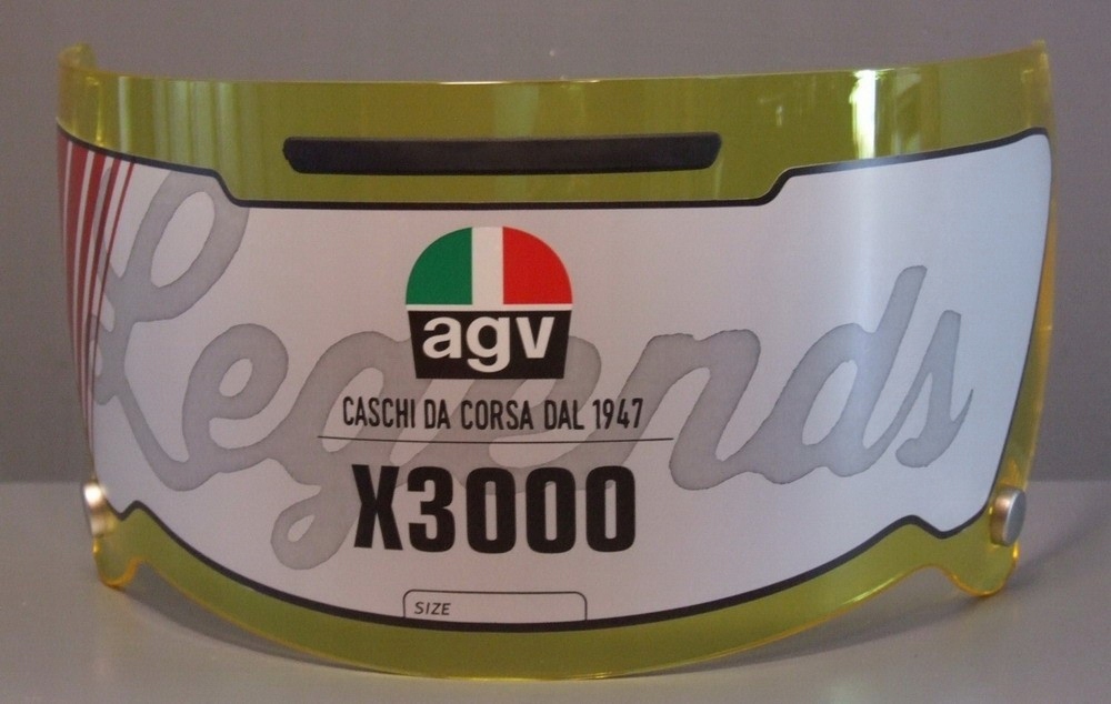 Sklo na prilbu Agv X3000 Žltá