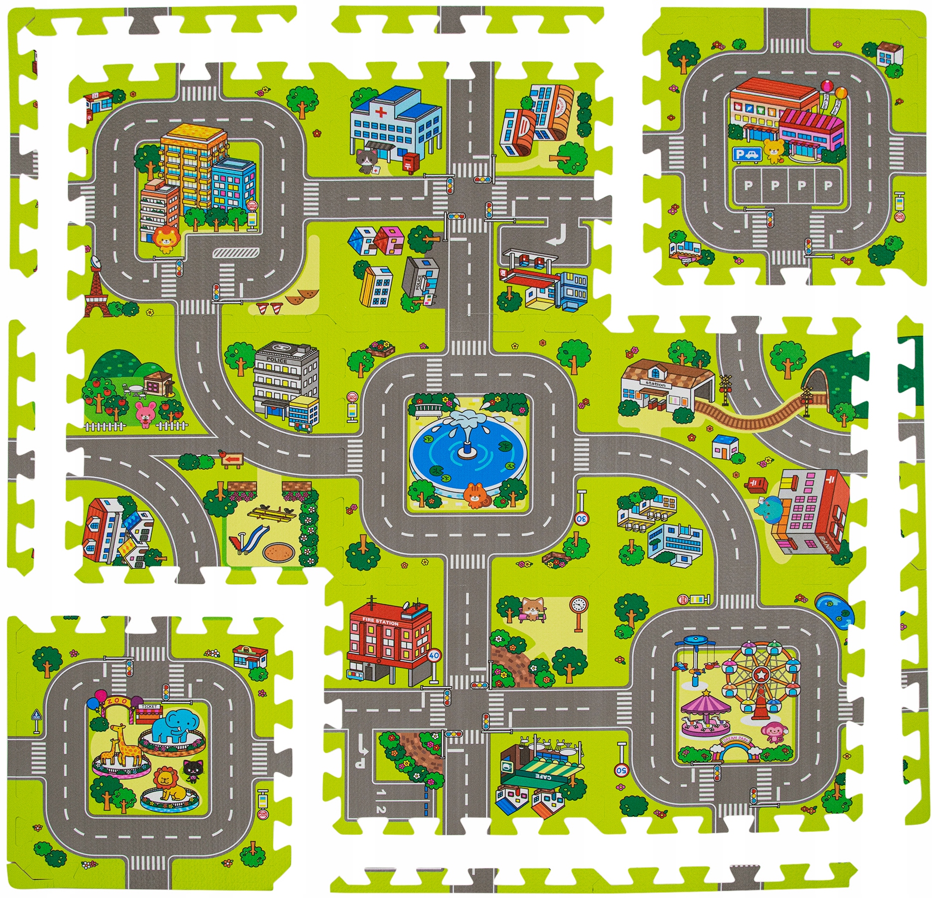 

Puzzle Piankowe Mata Piankowa Miasto Ulice Drogi