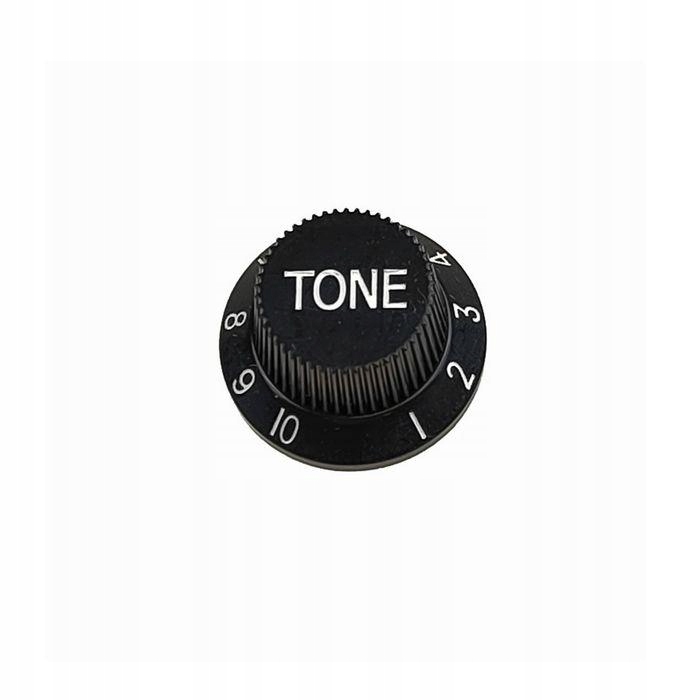 Gałka do potencjometrów TONE czarna - do gitar typu Stratocaster