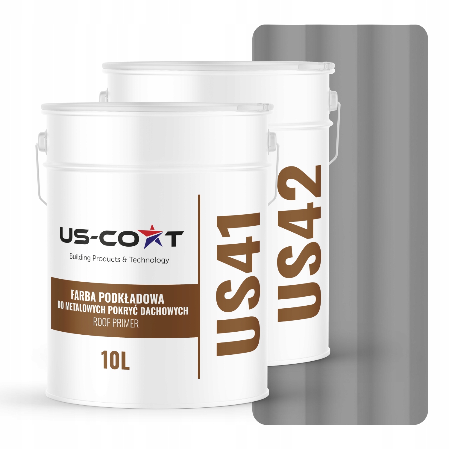 Farba Na Plechové Strechy So Základom Šedá Signálna RAL7004 74m2 Satén