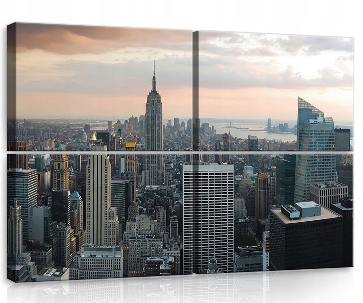 Obraz Na Plátne Canvas 120x80 New York Panoráma Mesto Pohľad Metropola