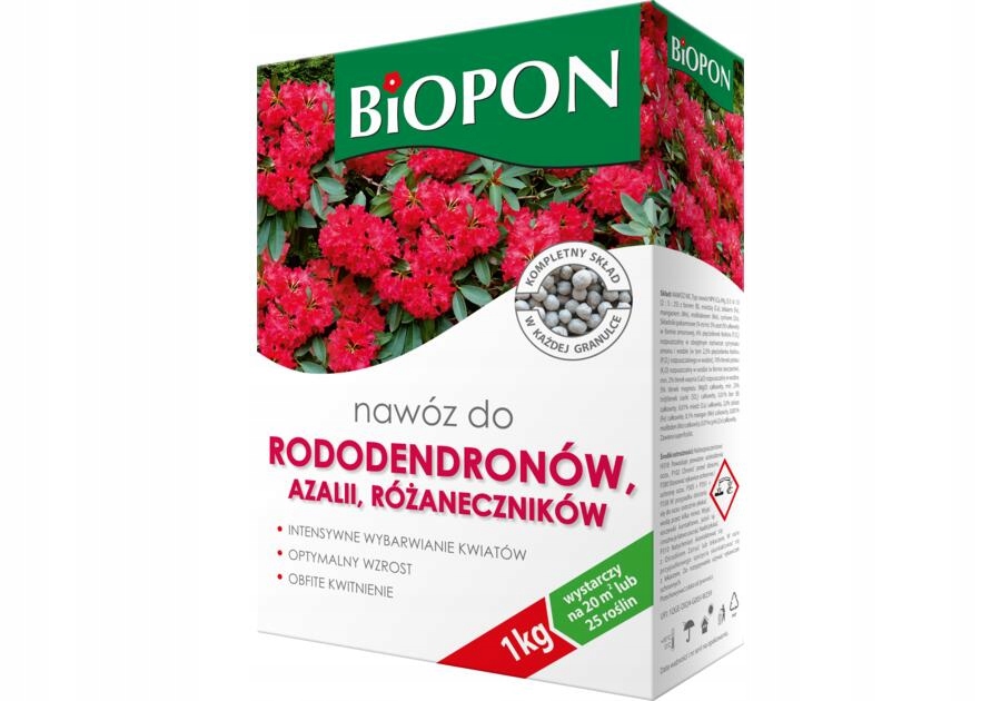 

Biopon 1KG Nawóz Do Rododendronów Azalii I Różanec