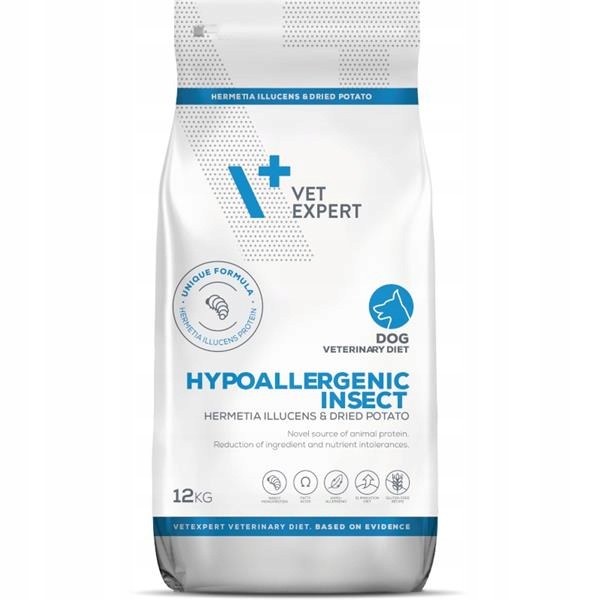 Levně VetExpert VD 4T Hypoallergenic Insect Dog 12 kg