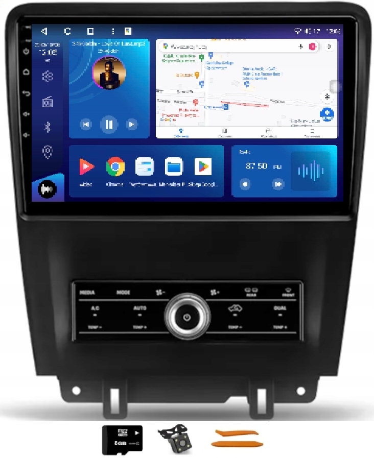 Rádio Android Navigácia Qled Carplay Lte 128GB Gps Dsp Ford Mustang 5 09-15
