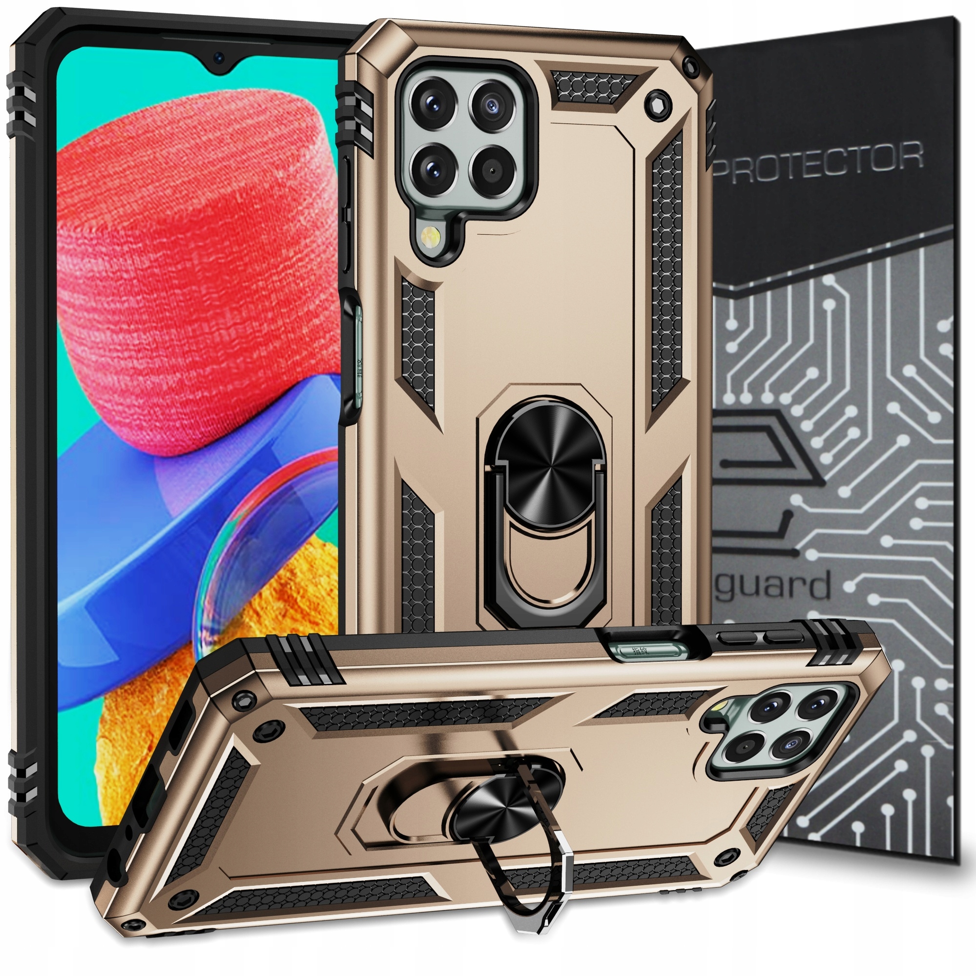 

Etui Pancerne Case+szkło do Samsung Galaxy M33 5G