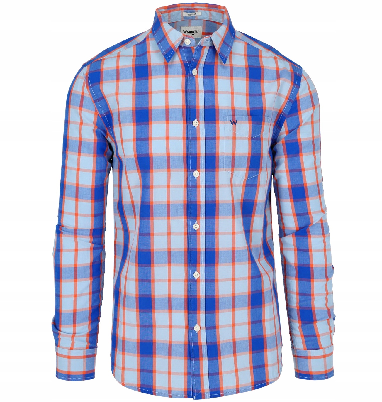

Wrangler 1PKT Shirt Regular Koszula Krata - L
