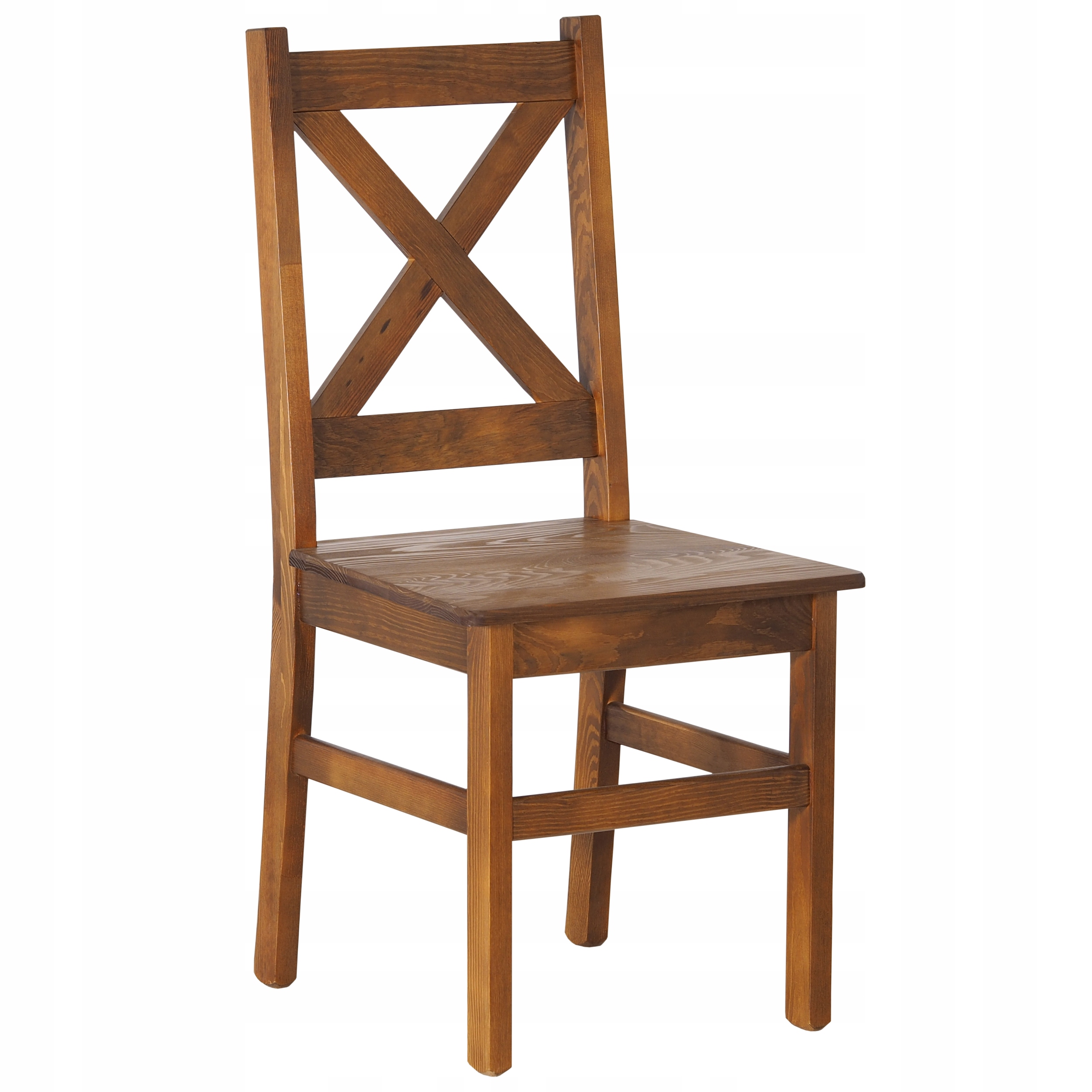 krzesło drewniane X sosnowe