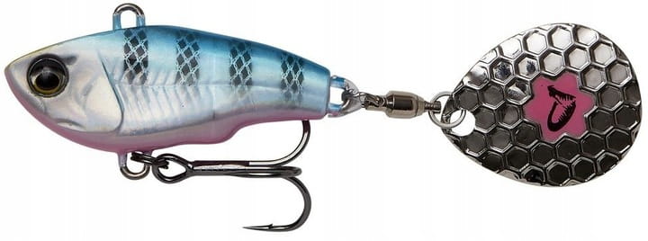 Savage Gear Fat Tail Spin 6.5cm Blue Silver Pink