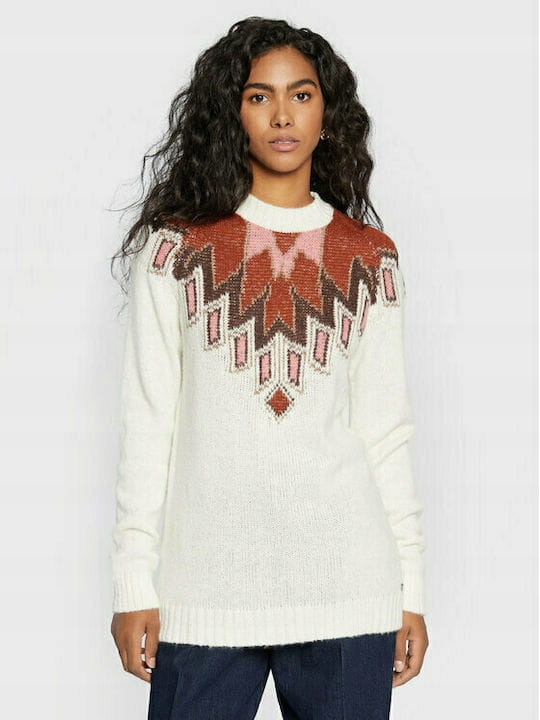 Guess Smetanový Svetr S Dlouhým Rukávem (M)