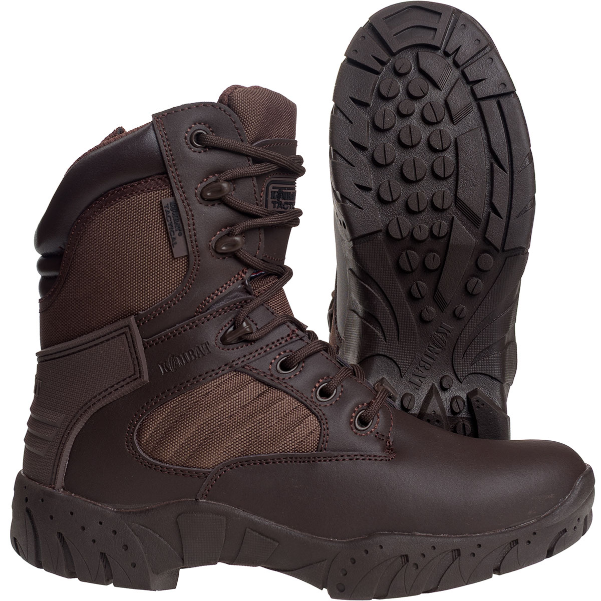 Vysoké taktické vojenské boty Kombat Uk Pro 50/50 hnědé 43
