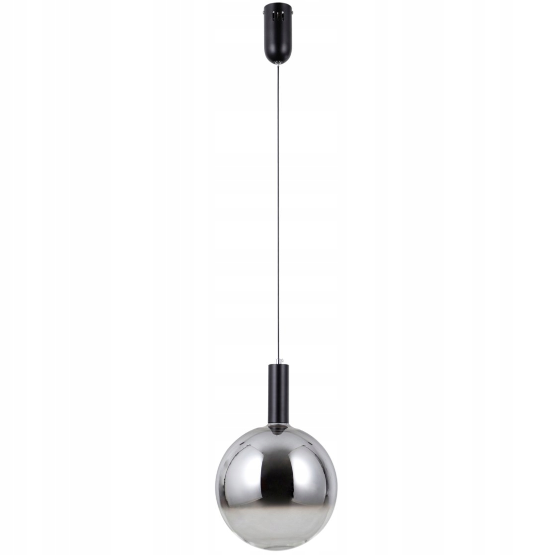 Závesná stropná lampa čierna Led samostatná guľa do obývacej izby spálne Strela