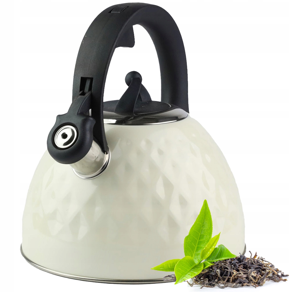 

Czajnik stalowy na gaz indukcję 2,5 L gwizdek