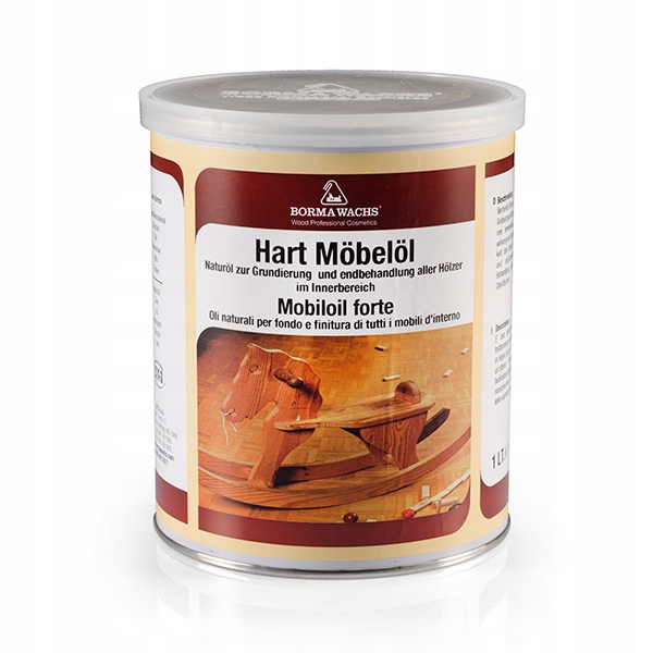 Olej na nábytek ze dřeva Bezbarvý tvrdý Borma Wachs 5L