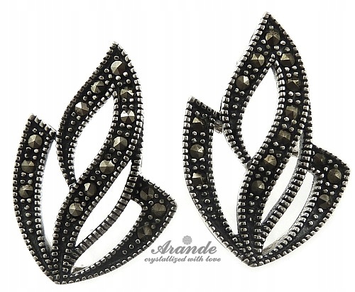 Krásné Náušnice Markýzy Admire Stříbro