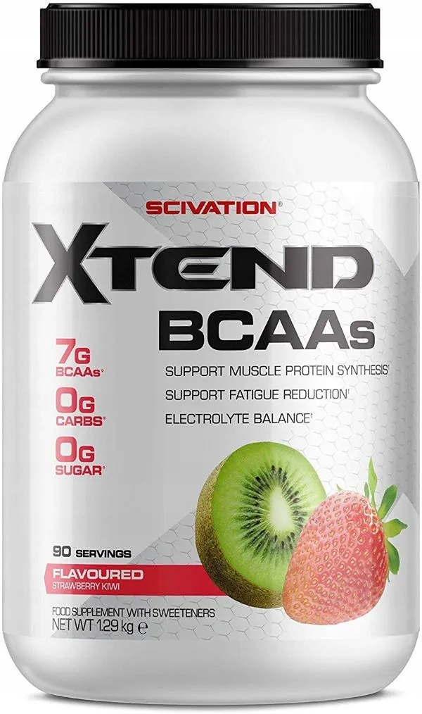Xtend Aminokyseliny Bcaa Strawberry Kiwi prášek 1296 g